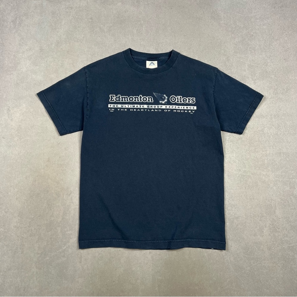 Vintage Edmonton Oilers Dark Blue Tee